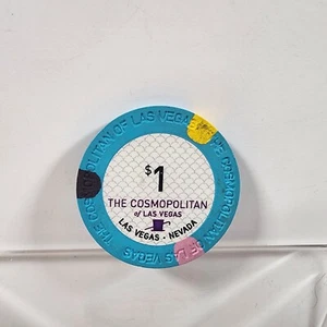 THE COSMOPOLITAN Hotel and Casino Las Vegas Chip $1 - Picture 1 of 2
