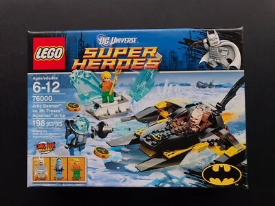 2013 Lego Super Heroes ￼Artic Batman Vs Mr. Freeze Aquaman 76000 NEW MINT Set￼￼￼ - Image 1 of 4