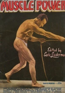 Muscle Power Vol.2 No.1 November 1945 by Joe Weider, Vintage Body Building Mag. - Imagen 1 de 2