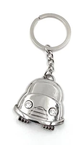 Keychain Car Front Silver Metal Pendant Charm - Picture 1 of 5