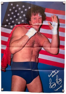 Terry Funk Poster Printed Autograph The Funks NWA WWF WCW ECW 51.2cm × 72.4cm - Picture 1 of 6