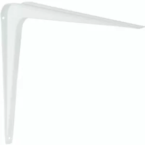 10x Ménsula Blanco Consola de Pared Estantería Sistema Estante Angular Acero - Imagen 1 de 6