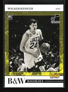 WALKER KESSLER 2022-23 Panini Instant Black & White RC #BW-22 Utah Jazz - Foto 1 di 2
