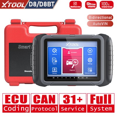 XTOOL D8/D8 BT Car All OBD2 Diagnostic Coding...
