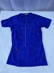 Athleta Shirt Womens Medium Purple Blue Stretch Athleisure - Picture 1 of 4