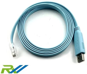 RoutersWholesale - FTDI USB Console Cable USB to RJ45 Cable Essential Accesory - Picture 1 of 2