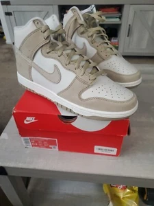 Nike Dunk HI Retro PRM Men's Sz 10 Phantom/Limestone Sail DQ7679 001 - Picture 1 of 6