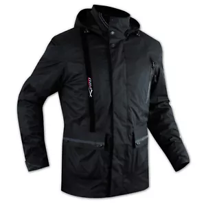 Chaqueta de la Moto Impermeable Termica Extraíble Protecciones CE Negro - Imagen 1 de 22