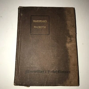 Shakespeare's MACBETH 1920 Macmillan's Pocket Classics Book - Bild 1 von 12