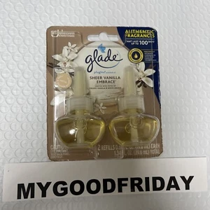 Glade PlugIns olio profumato 2 ricariche abbraccio vaniglia trasparente 1,34 fl oz - Foto 1 di 3