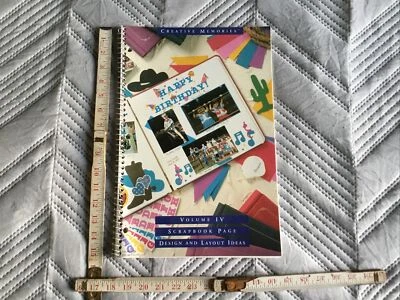 Creative Memories Scrapbook Idea Pages Design and Layout Idea Book Vol IV - 1998 - Image 1 of 2