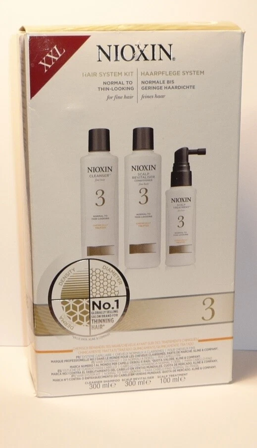 NIOXIN Starter Set XX System 3 Shampoo 300ml Conditioner 300ml Treatment 100ml   - Bild 1 von 1