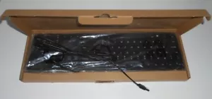 DELL CN-0G4D2W-M6DOO SCHMALE LEISE SCHWARZ KABELGEBUNDENE USB-TASTATUR - NEU - Bild 1 von 6