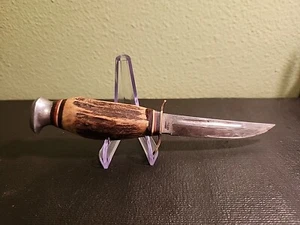 Vintage Edge Brand Solingen Knife 905 Stag Handle Germany 7" - Picture 1 of 8