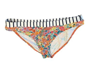 ANITA ROSA FAIA цветочный и в полоску бикини низ размер 6 новый плавать пляж - Изображение 1 из 4