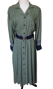 Print Shirt Kleid Gr. Small selbstgenäht Midi Länge super bequem - Bild 1 von 3