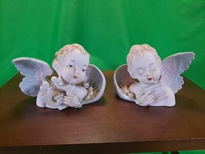 Par De Colección De Ángeles Cherob Lamore Hechos En Japón / Lamore China / # 432 - Imagen 1 de 12