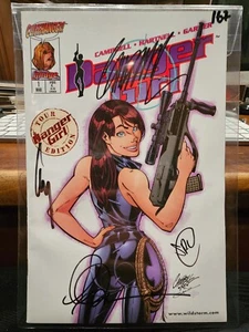 DANGER GIRL TOUR EDITION #1 , Signed J. Scott Campbell +, Image Comics 1998 - Picture 1 of 2