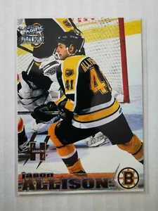 Jason Allison 2000 Pacific Paramount Holo Electric ed 99 Boston Bruins  - Bild 1 von 2