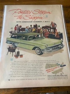 Pontiac Stoppin The Shoppin 1957 vintage coche anuncio automático - Imagen 1 de 1