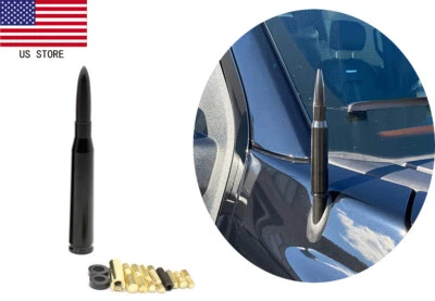 Nueva antena bala negra 50 CAL para Toyota Tacoma Tundra FJ Cruiser Sienna RAV4 Foto 1 de 4