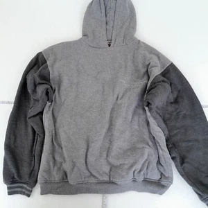 US LAUNDRY Hoodie Large Grey Mens Hooded Pullover Sweatshirt Logo Padded - Picture 1 of 10