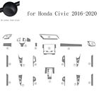For Honda Civic 2016-2020 Carbon Fiber Pattern Interior DIY TrimDecals