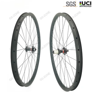 Carbon MTB Bicycle Wheelset 27.5er Depth 23 25 28 30mm Tubeless Disc Brake - Picture 1 of 7