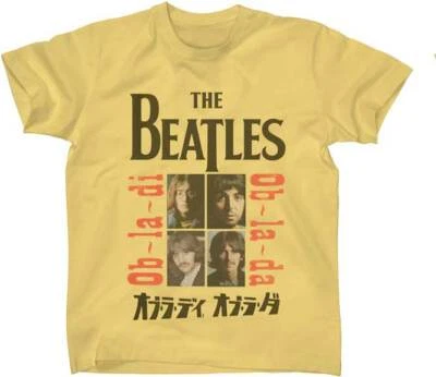 The Beatles Faces Ob-La-Di Ob-La-Da Classic Rock Music Band T Shirt BTL-1029 - Image 1 of 3