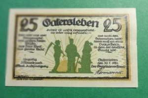 Alemania 1921 30 de julio 25 Pfennig Notgeld 👀 - Imagen 1 de 2