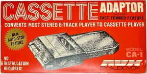 Audiovox CA-1 Autoradio Otto 8 Tracce a Lettore Cassette Adattatore Convertitore JPN - Foto 1 di 12