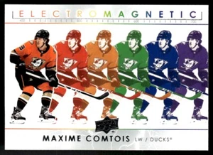 2021-22 Upper Deck Electromagnetic Maxime Comtois Anaheim Ducks #EM-11 - Picture 1 of 2