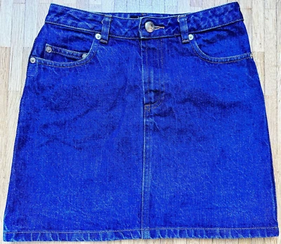 A.P.C. Standard Rock Skirt Jeansrock Rue Madame Paris Denim Size 34 W 27 Neu - Bild 1 von 3