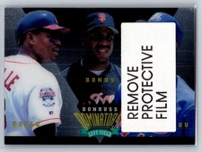 1995  Donruss Belle / Bonds /Alou #7 Dominators Indians/Giants/Expos