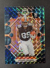 2023 Mosaic Football Cedric Tillman RC Genesis Prizm 🔥 BROWNS 🔥 SP