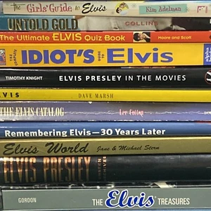 ELVIS PRESLEY - LOT OF 17 Vintage Books Hardcover And Soft - Picture 1 of 24