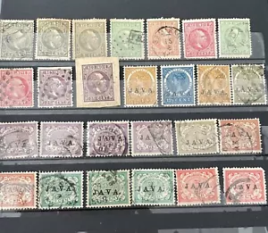 Stamps of Dutch India, Netherlands, 1870 to 1900 - Picture 1 of 6
