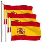 G128® DREIERPACKUNGEN 3'x5' spanische Flagge die spanische Nationalflagge ESP GOCG