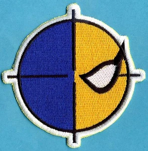 Deathstroke / Slade Wilson fully embroidered 3.75" iron on patch - Picture 1 of 3