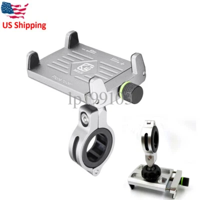 US Stock Silver Aluminum Phone Holder For Honda VTX 1300 1800 C R S N F T RETRO Foto 1 de 4