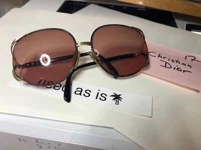 Gafas de sol Christian Dior Optyl vintage de gran tamaño MARCAS DE USO ALEATORIO --LOCA SG17 Foto 1 de 4