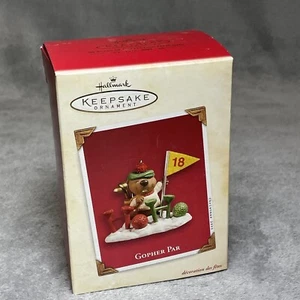 "Gopher Par" Hallmark Keepsake Christmas Ornament 2003 Golf Winter - Picture 1 of 5