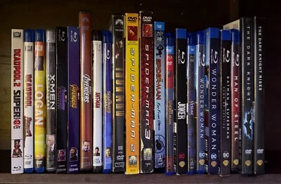 DVD & Blu ray Movie Lot - Pick & Choose - Superhero Marvel DC Movies - Image 1 of 4