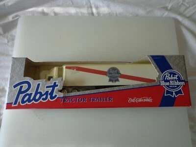 ERTL DIE CAST 1:64 TRACTOR TRAILER PABST BLUE RIBBON BEER - Image 1 of 4