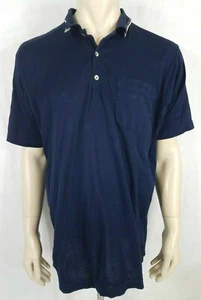 Porsche Azul Oscuro Azul Marino 100% Algodón Informal Manga Corta Polo Hombre XL - Imagen 1 de 7