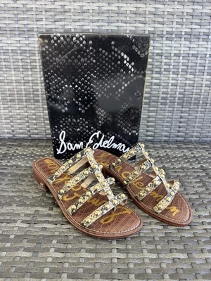 Sam Edelman Juniper Studded Gladiator Slide Sandals Size 11 Women New in Box - Image 1 of 4