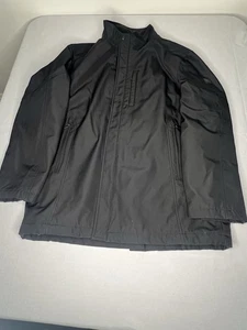 TUMI Tech Jacke Large schwarz Herren durchgehender Reißverschluss gefüttert Polyester Elasthan Outdoor - Bild 1 von 5