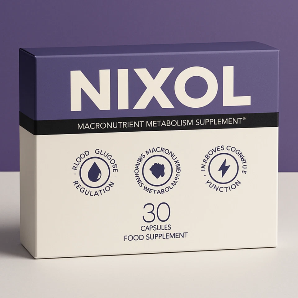 NIXOL Macronutrient Metabolism Supplement 30 Capsules - Image 1 of 4