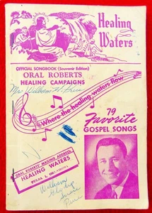 VINTAGE 1953 OFFICIAL SONGBOOK SOUVENIR EDITION~ ORAL ROBERTS HEALING CAMPAIGNS - Bild 1 von 6