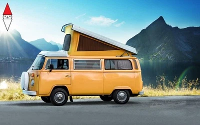 REVELL 1/24 MODEL SET VW T2 CAMPER (EASY-CLICK SYSTEM) - Immagine 1 di 2